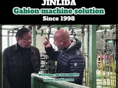 Kích thước lưới 80x100mm, tốc độ 195m/h, dây chuyền sản xuất gabion tự động GLD-2