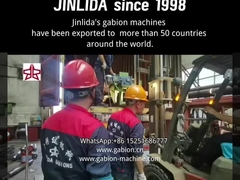 Dòng sản xuất Gabion GLD-2 hạng nặng, chiều rộng làm việc 4300, kích thước lưới 80x100mm