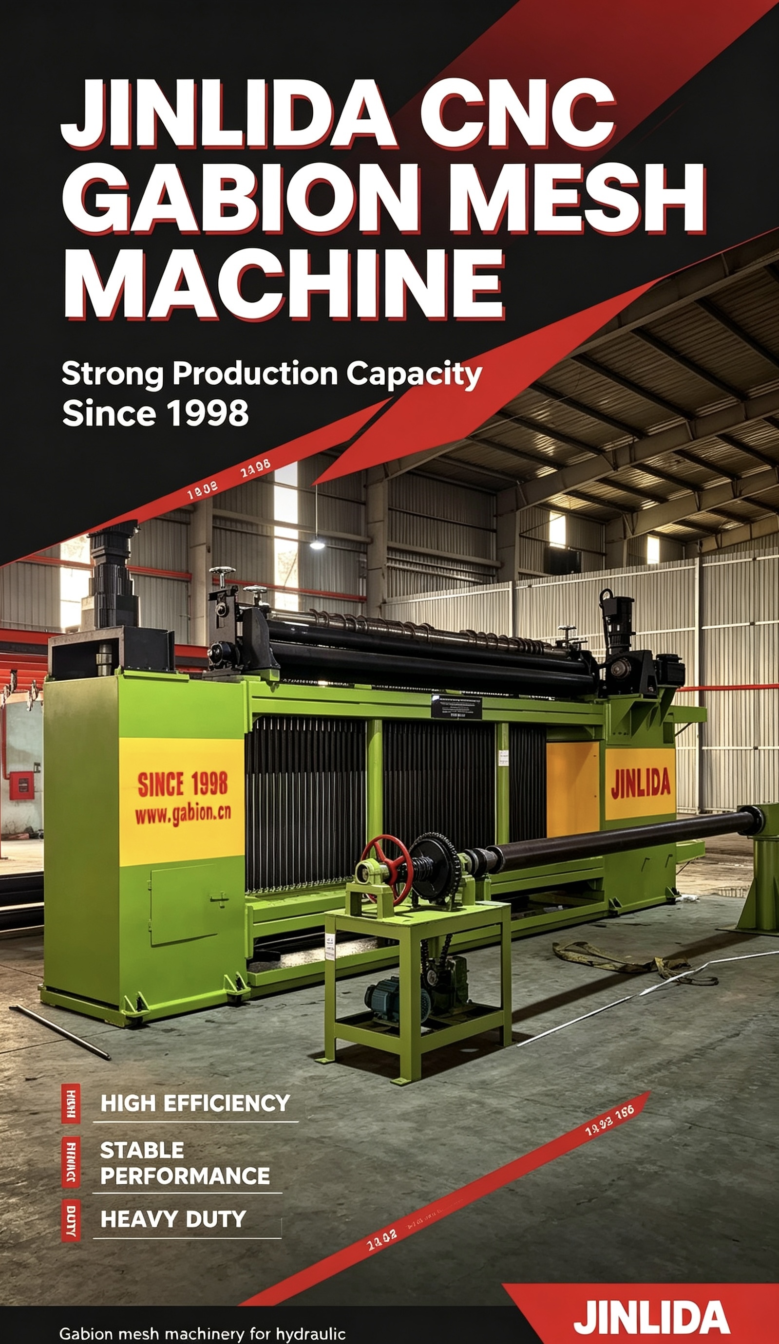 Blog công ty mới nhất về How to Set Up a CNC Gabion Mesh Machine Before Production: A Practical Pre-Start Checklist