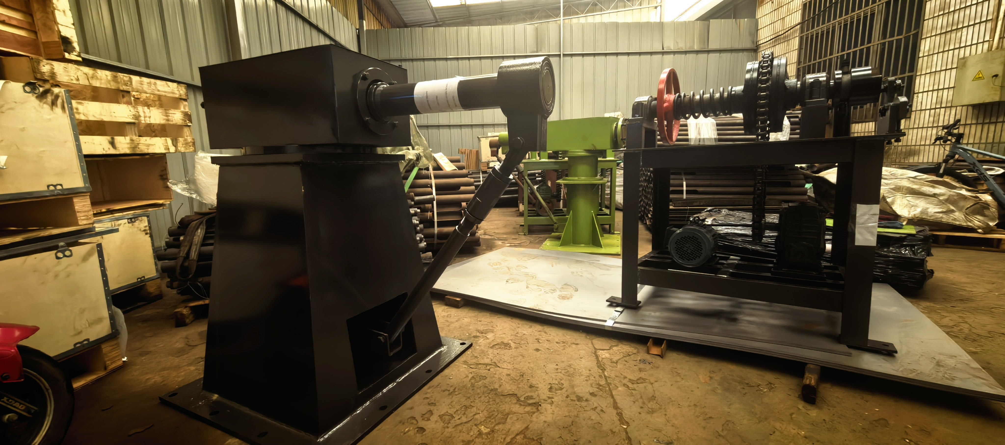 Blog công ty mới nhất về Jinlida Reinforced Mesh Coiler Completes R&D and Passes Customer Acceptance: Higher Load and Easier Unloading