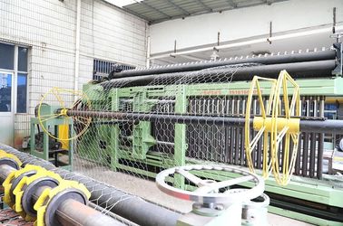Mua 3.2mm Dây 80x100mm Máy lưới Gabion có thể điều chỉnh 195m / h Lưới đầu ra sản xuất trực tuyến