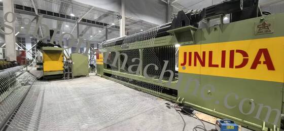 Dây chuyền sản xuất hộp rọ đá CNC hoàn toàn tự động – Điều khiển PLC chính xác cho lưới rộng 2m/3m/4m